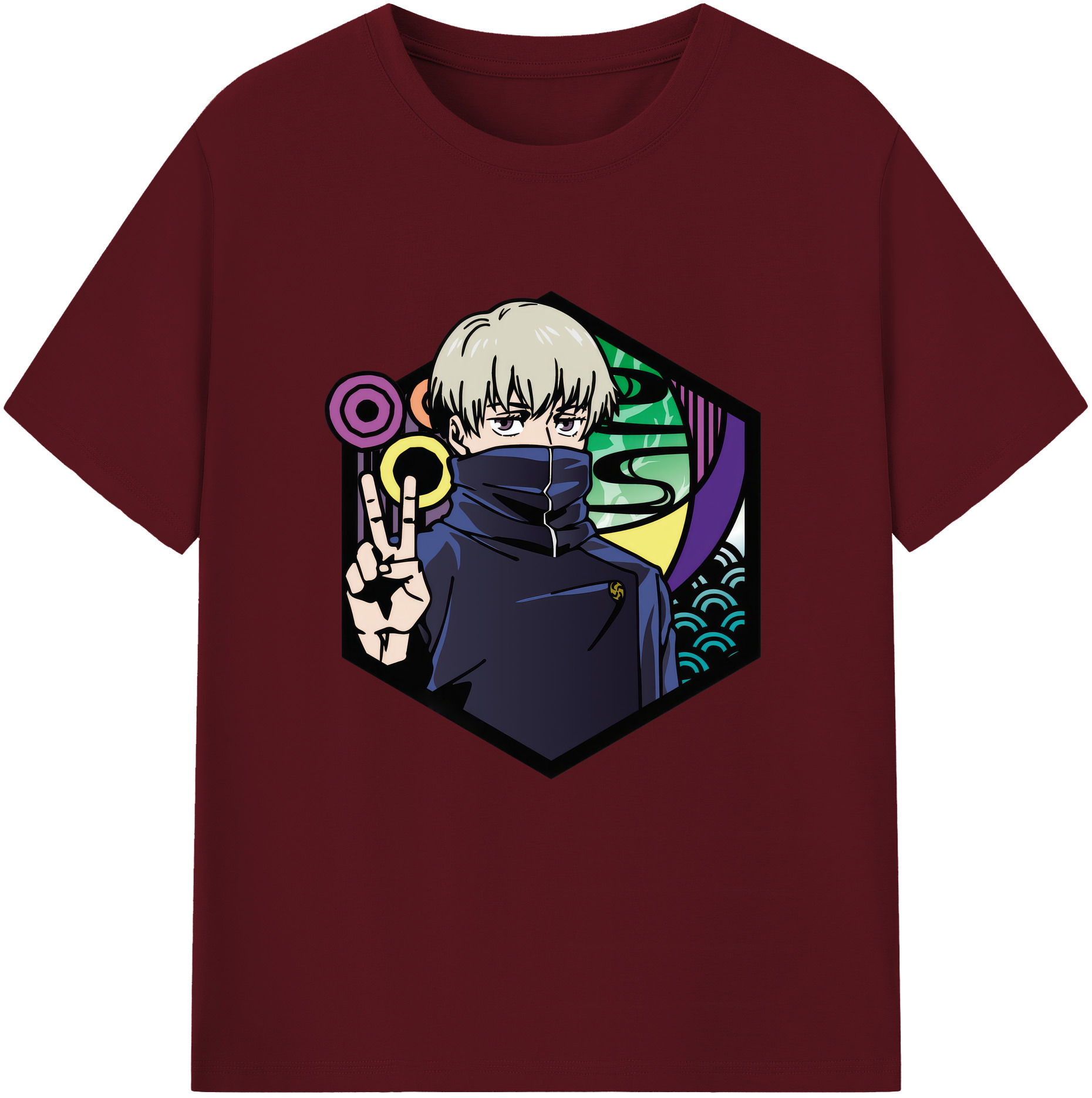 （画像用） 呪術廻戦 Jujutsu Kaisen 綿100％半袖Tシャツ（フロントプリント）